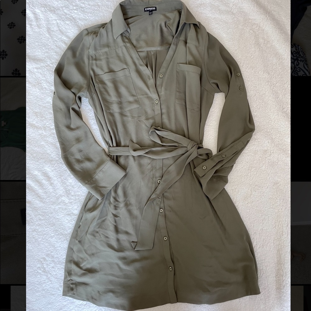 Express shirt dress